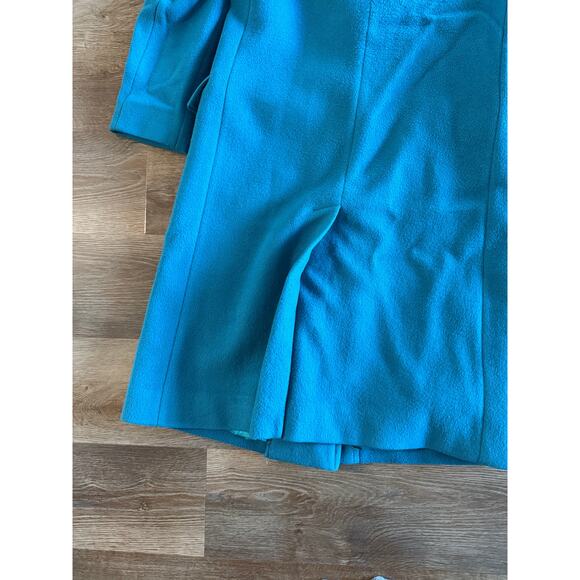 Vintage Pendleton Teal Wool Coat Women’s | Made USA | Pure Virgin Wool - Picture 10 of 15